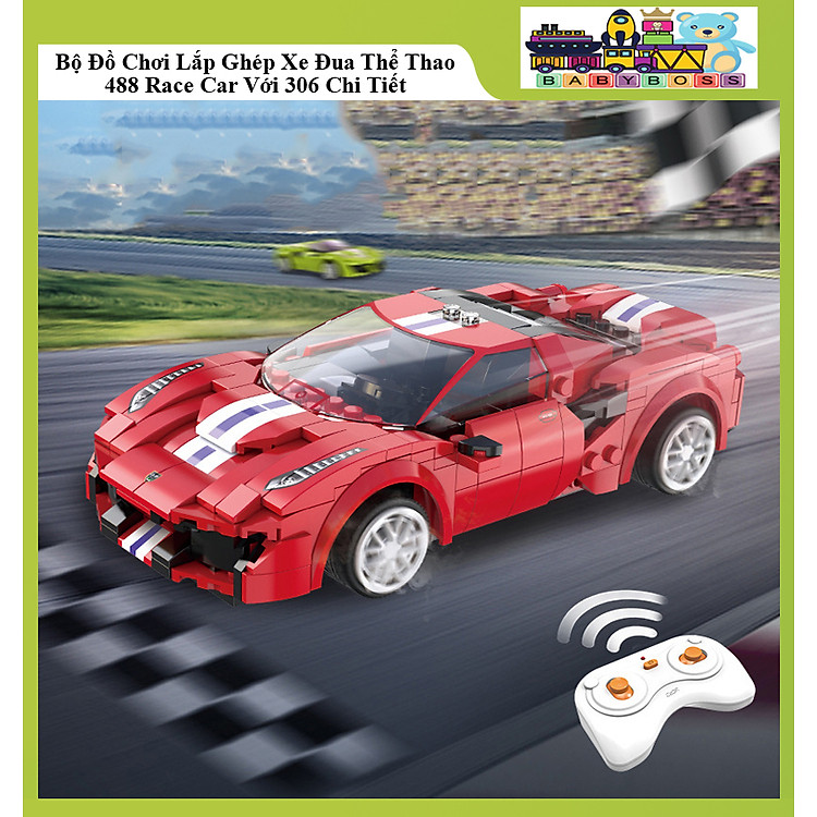 Mua tại Tiki: Bộ Đồ Chơi Lắp Ghép Xe Đua Ferrari Chính hãng Ưu đãi