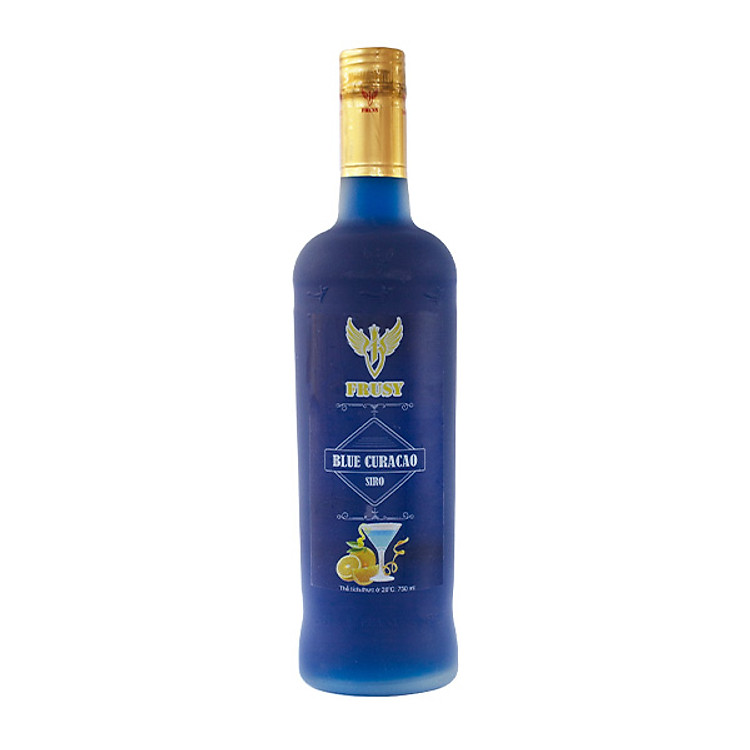 Siro Blue Curacao Frusy 750ml