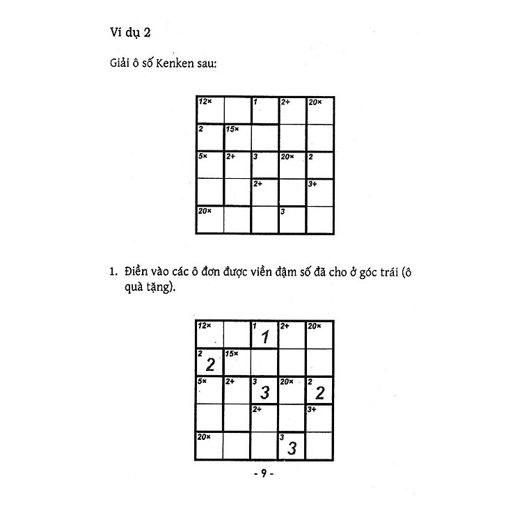 Trò Chơi Ô Chữ Số Thông Minh Kenken (Tập 2) - Ảnh 6