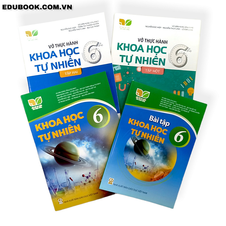 Combo sách Khoa Học Tự Nhiên lớp 6 (Kết nối tri thức) (SGK+BT+VTH)