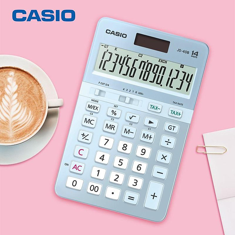 Máy Tính Casio JS-40B (Xanh) - Ảnh 6