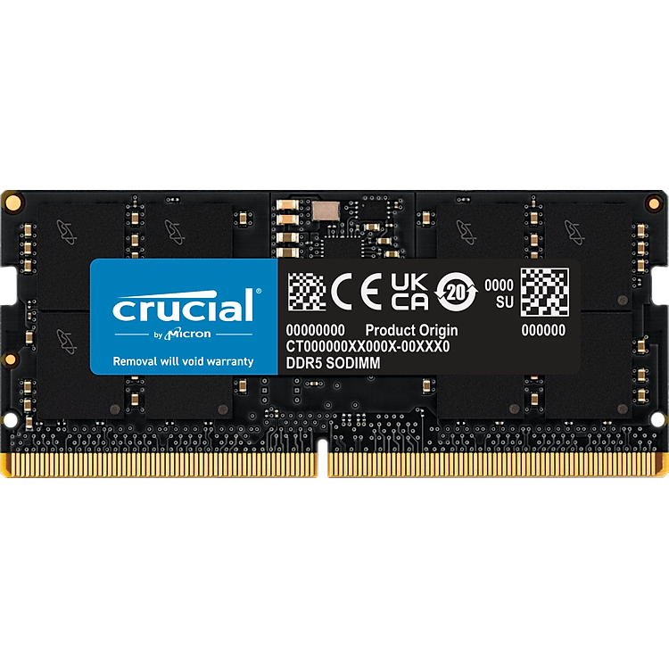 Ram Laptop Crucial DDR5 16GB Bus 4800 – CT16G48C40S5 - Hàng chính hãng