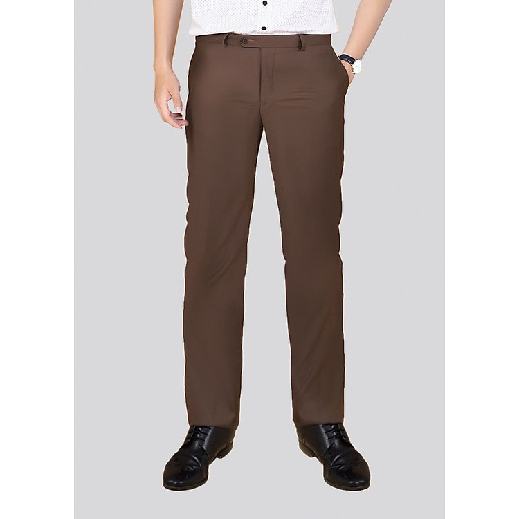 Quần Âu Nam Regular Owen QR80616 - Nâu