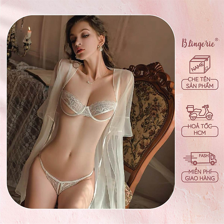 Set Bộ Đồ Lót Ren Đơn Giản - B.Lingerie