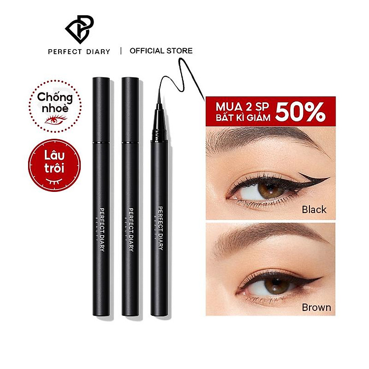Bút Kẻ Mắt Perfect Diary Màu Chống Thấm Nước Lâu Trôi Nhanh Khô Dễ Sử Dụng 10g