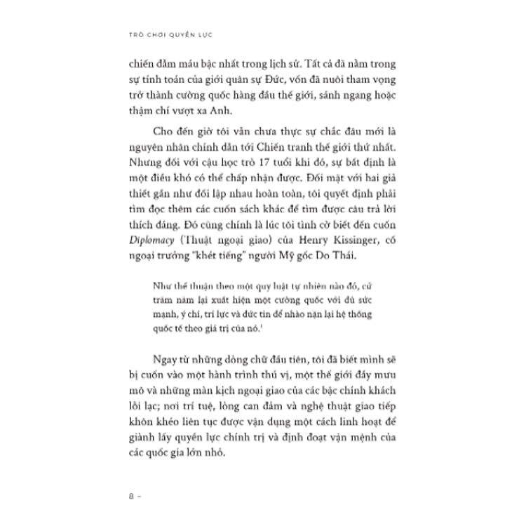 Trò Chơi Quyền Lực - Quá Khứ, Hiện Tại Và Tương Lai Của Trật Tự Thế Giới (Ngô Di Lân) - Ảnh 6