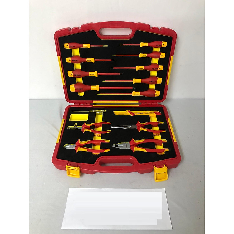 BỘ DỤNG CỤ CÁCH ĐIỆN 15 CHI TIẾT TOLSEN V82115 - HÀNG CHÍNH HÃNG