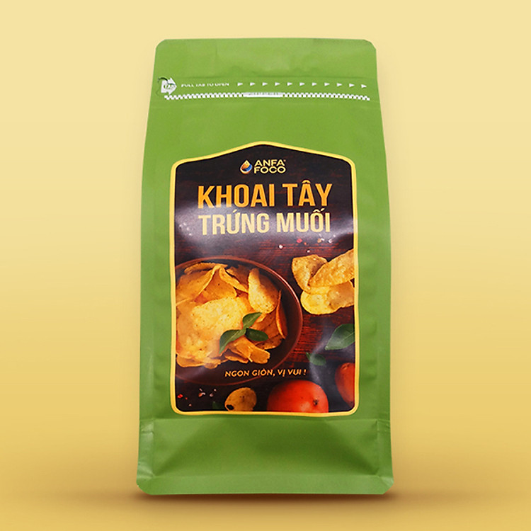 Khoai Tây Sấy Giòn Trứng Muối Anfafoco