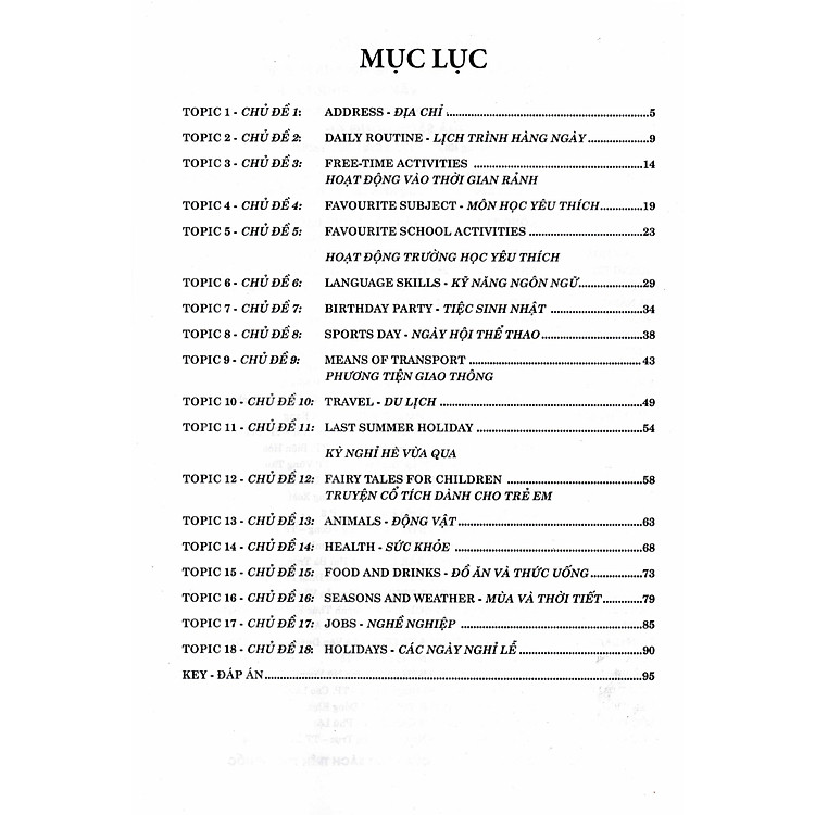 Bài Tập Từ Vựng Tiếng Anh Lớp 5 - Ảnh 4