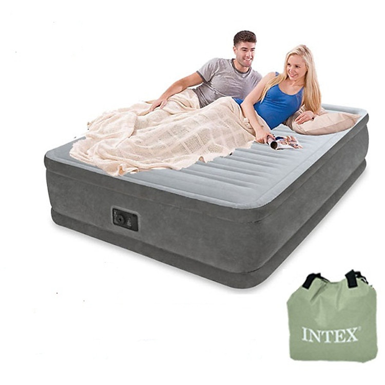 Giường hơi tự phồng công nghệ mới intex 64414