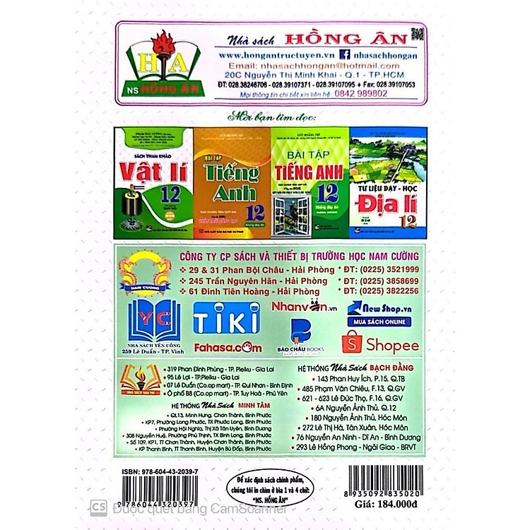 Tham Khảo Hóa Học 12 (HA-MK1) - Ảnh 5