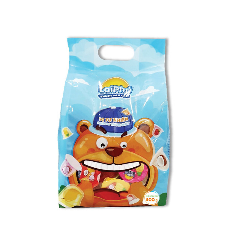 Thạch Rau Câu Lai Phú Vị Trái Cây 300G