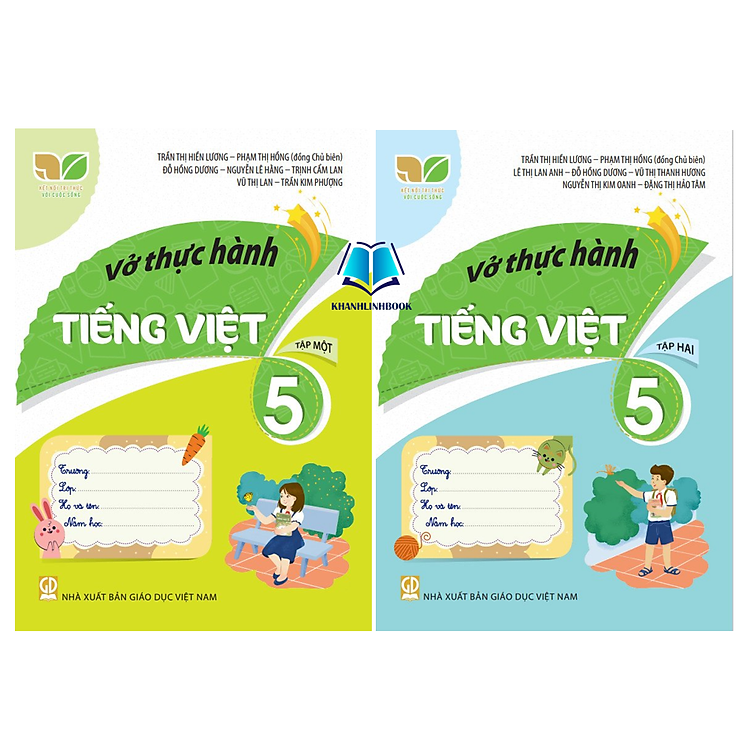 Vở Thực Hành Tiếng Việt 5 – Tập 1 + 2 (Kết Nối)