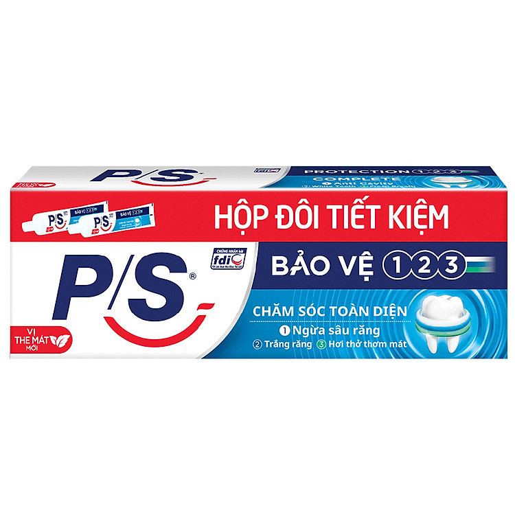 Kem Đánh Răng P/S Bộ Đôi Bảo Vệ 123 (2x190g) - 67019603