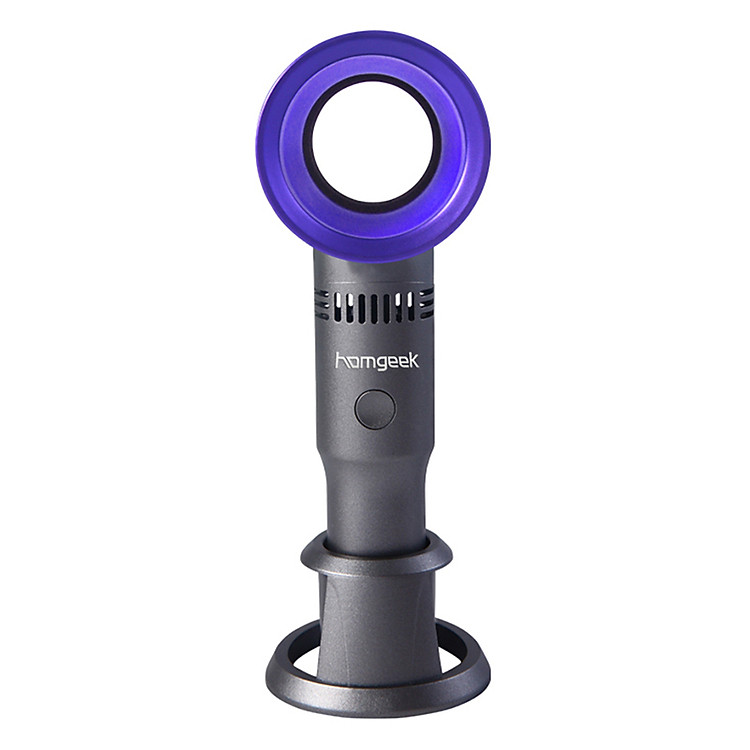 Quạt Cầm Tay Không Cánh 3 Tốc Độ Kiêm Giá Đỡ Điện Thoại (2000mAh)