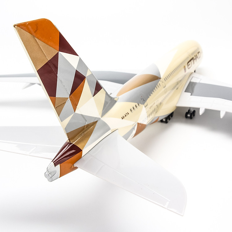 Mô hình máy bay Etihad Airways A380 47cm Chính hãng Giá rẻ - Hình ảnh 3