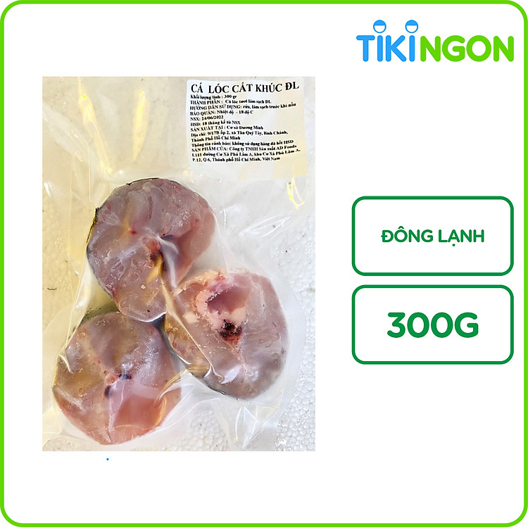 Cá Lóc Cắt Khúc Đông Lạnh 300g