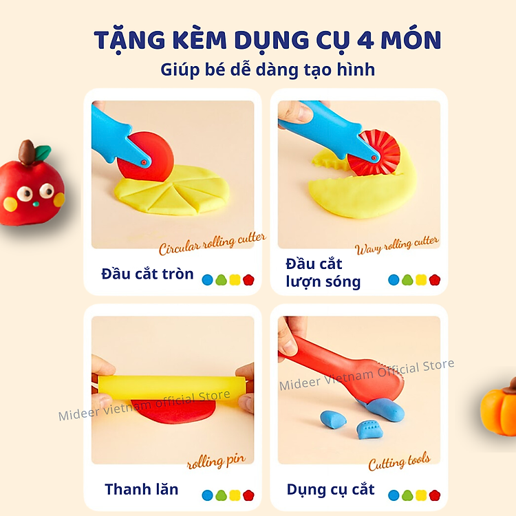 Mua Đất nặn an toàn cho bé Mideer Chính hãng Giá rẻ - Hình ảnh 5