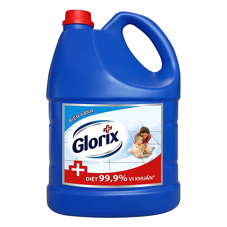 Nước Lau Sàn Diệt Khuẩn Glorix Hương Biển Xanh 67157900 (3.8kg)