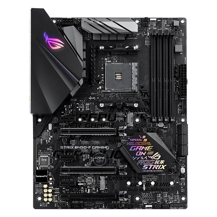 Bo Mạch Chủ Mainboard Gaming ASUS ROG STRIX B450-F GAMING AMD AM4 B450 ATX - Hàng Chính Hãng
