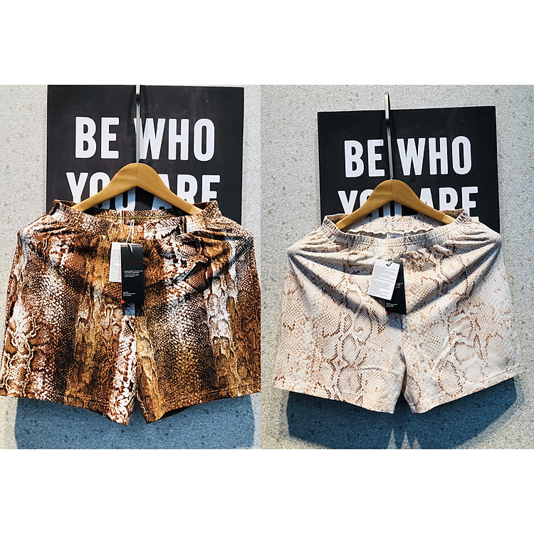 Combo 2 quần ngủ họa tiết da trăn cotton lụa 4 chiều thương hiệu Fezzio