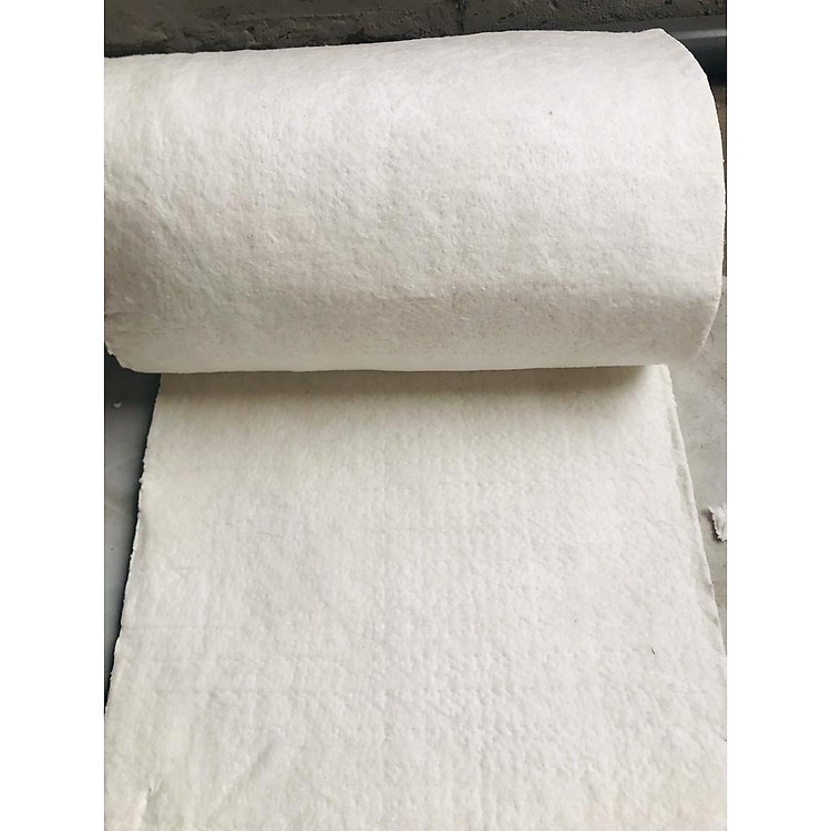 Bông gốm ceramic> nhồi pô, cách nhiệt,chịu nhiệt lên đến 1250 độ C: 20x60