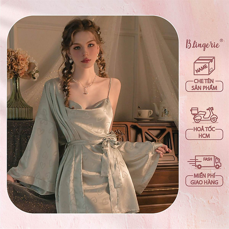 Đầm Ngủ Trơn Thanh Lịch (Không Kèm Áo Choàng) - B.Lingerie