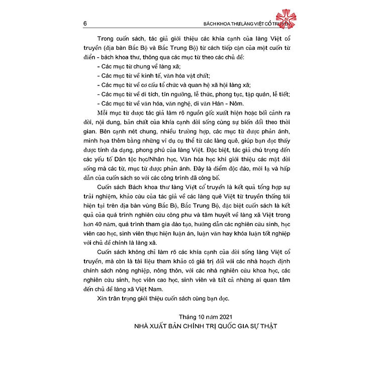 Bách Khoa Thư Làng Việt Cổ Truyền - Ảnh 4