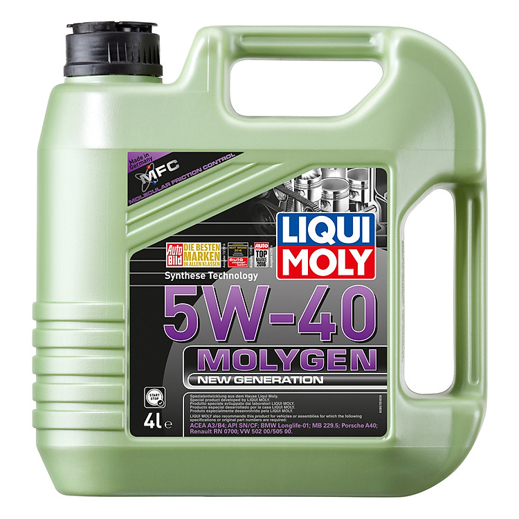 Nhớt Xe Ô Tô Molygen 5W40 Liqui Moly 8578 (4L)