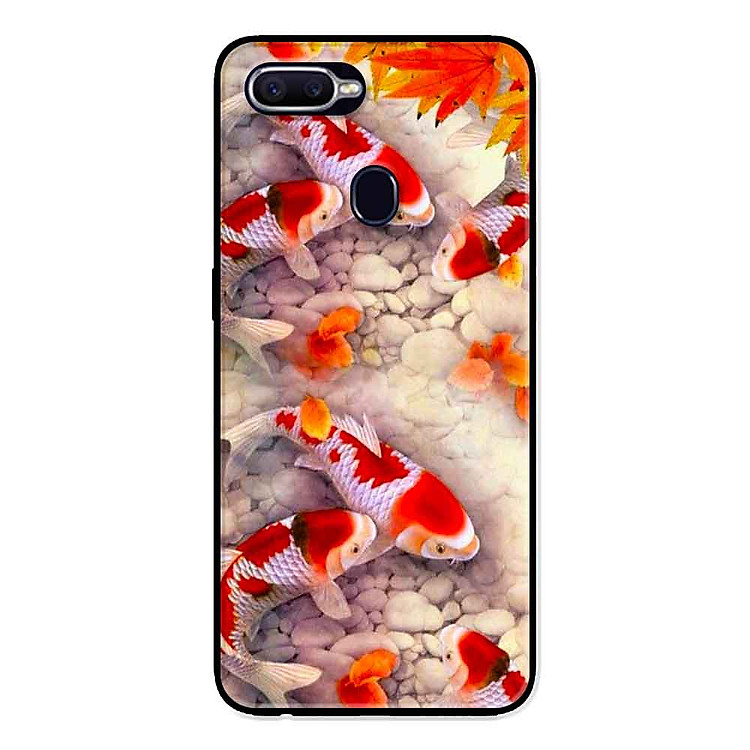 Ốp Lưng in cho Oppo A5s Mẫu Chú Cá Chép Nhật - Hàng Chính Hãng