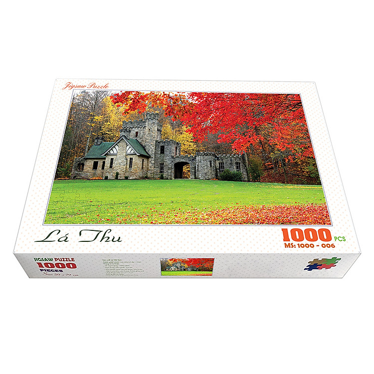 Bộ tranh xếp hình 1000 mảnh Lá Thu Chính hãng Giá rẻ