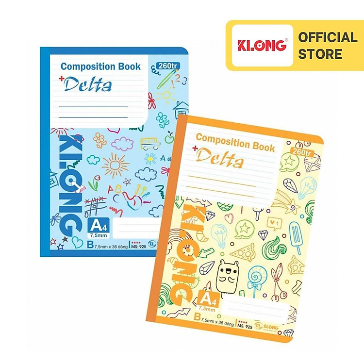Sổ Kẻ Ngang Composition Book A4 (260 trang)