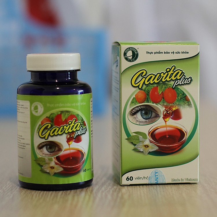 Thực phẩm bảo vệ sức khỏe Gavita Plus - Chăm sóc bảo vệ mắt