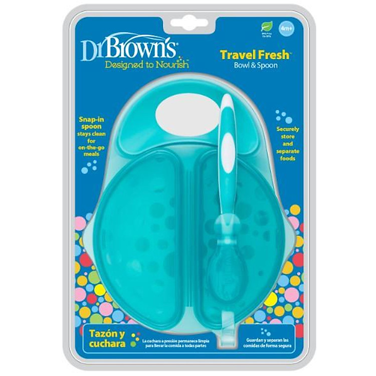 Mua Bát ăn dặm 2 ngăn Dr.Brown's Chính hãng Tiết kiệm - Hình ảnh 2