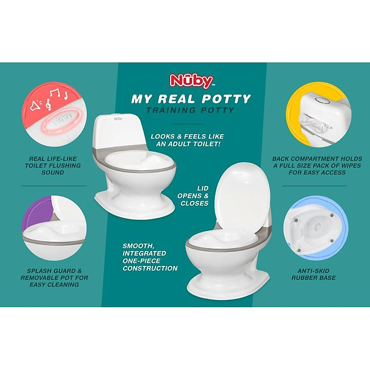 Bô vệ sinh Nuby cho bé yêu Chính hãng Tiết kiệm - Hình ảnh 3