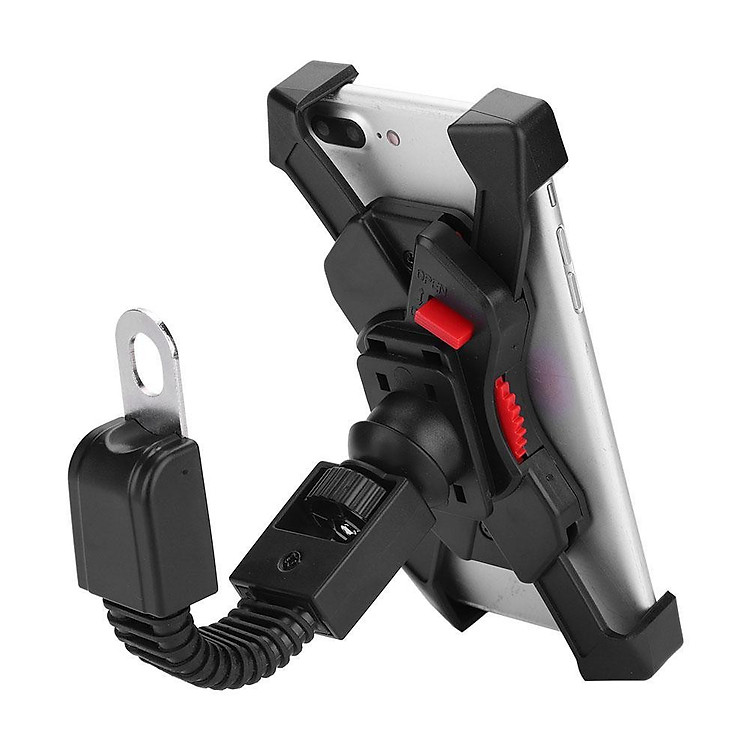 Giá đỡ Điện Thoại Xoay 360 Độ Gắn Chân Gương Xe Máy Hàng Chính Hãng