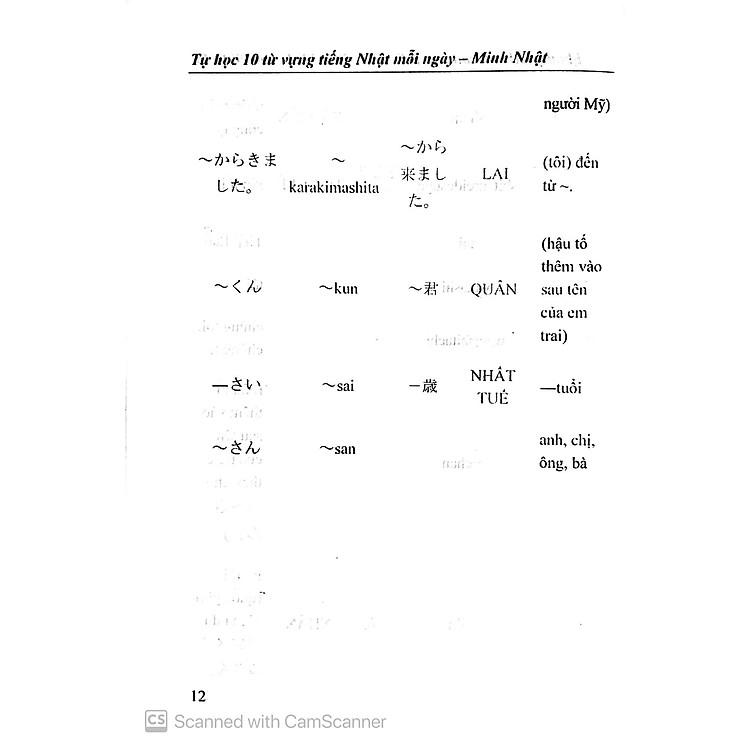 Tự Học 10 Từ Vựng Tiếng Nhật Mỗi Ngày - Ảnh 4