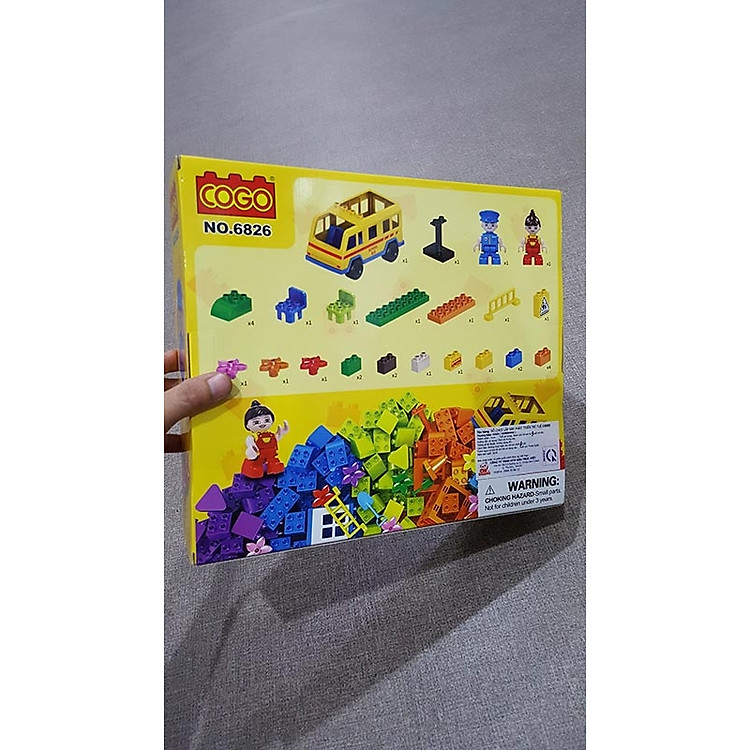 Mô Hình Nhỏ Trường Học COGO 6826 Chính hãng Tiết kiệm - Hình ảnh 4