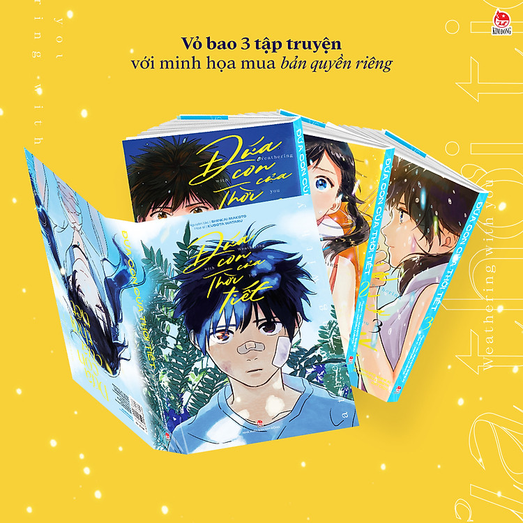 Truyện tranh Boxset Manga đứa con của thời tiết trọn bộ 3 tập (Chang Book)