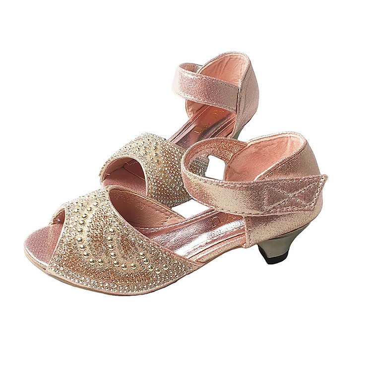 Sandal cao gót bé gái 2098