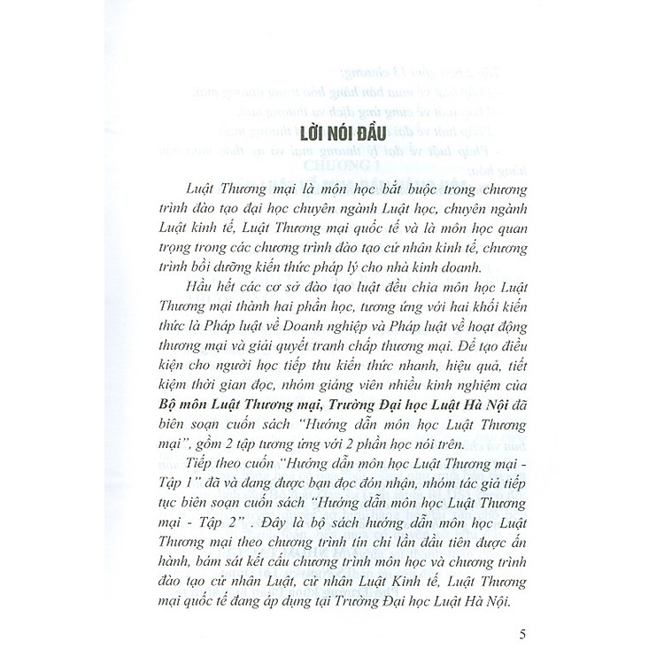 Hướng Dẫn Môn Học Luật Thương Mại - Tập 2 (Tái bản năm 2020) - Ảnh 4
