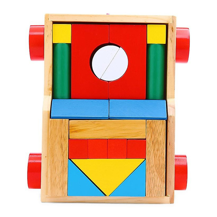 Đồ chơi giáo dục - Bộ xếp hình 25 chi tiết trên xe - VT3P-0004