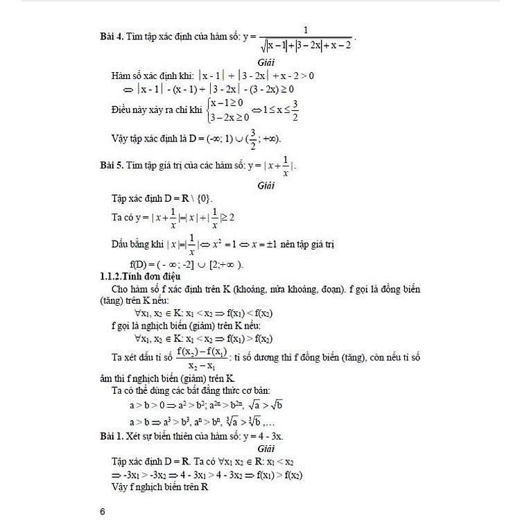 Cẩm Nang Luyện Thi THPT Quốc Gia Môn Toán - Ảnh 4