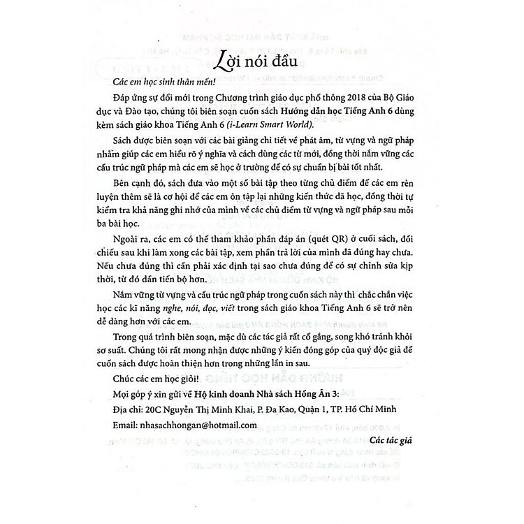 Hướng Dẫn Học Tiếng Anh Lớp 6 - Ảnh 2