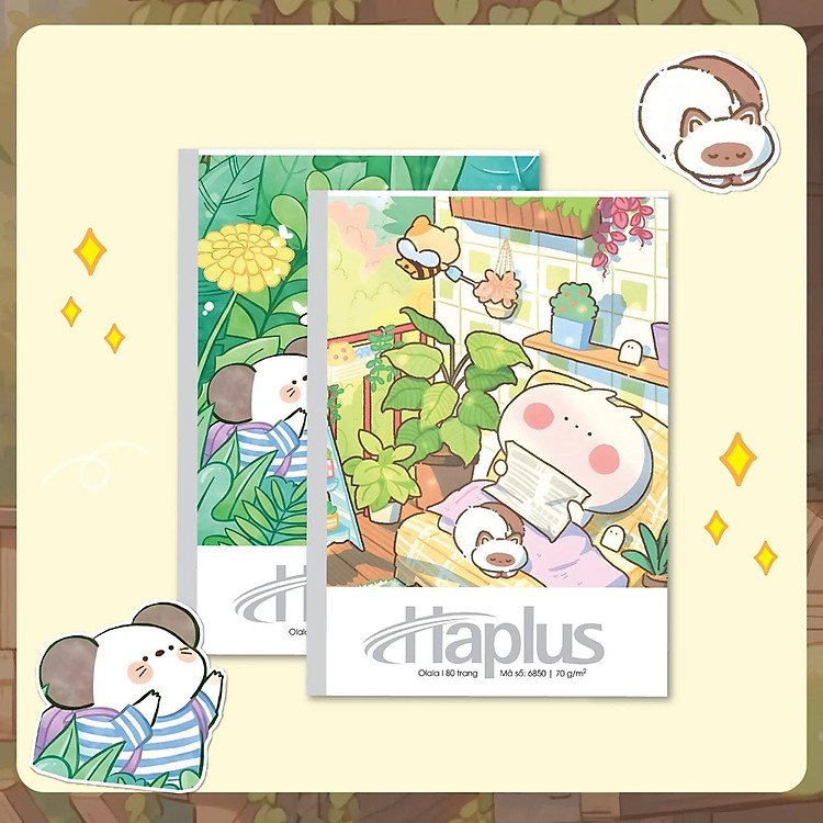 Tập Haplus Olala - Kẻ Ngang (80 trang, 70gsm) - Ảnh 6