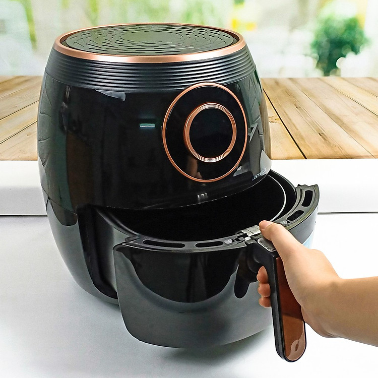 Nồi chiên không dầu Lock&Lock 5.5Lít EJF383BLK (Model 2020) - hàng chính hãng