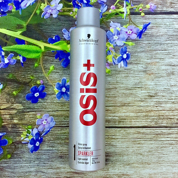 Keo xịt bóng tóc Schwarzkopf OSiS+ Sparkler Shine Spray 300ml