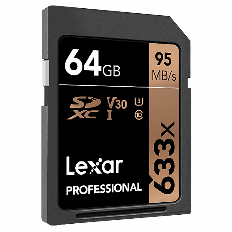 Thẻ Nhớ SDXC Lexar Professional 633x 64GB UHS-I 95MB/s - Hàng Chính Hãng