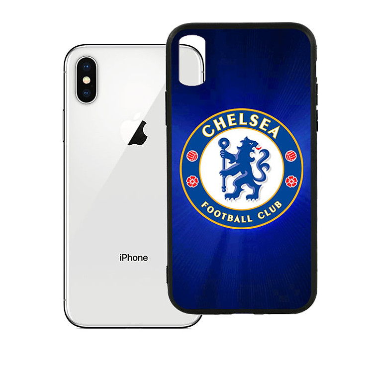 Ốp lưng viền TPU cao cấp dành cho iPhone X - Clb Chelsea 02
