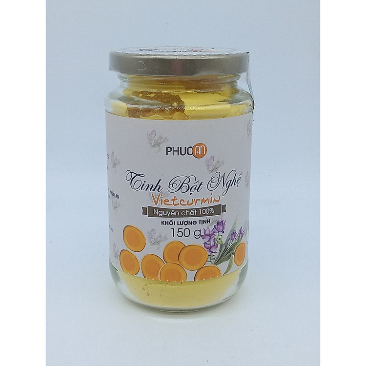 Tinh bột nghệ nguyên chất 100% Phúc An 150g